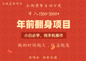 日入1000+ 娱乐项目 全国市场均有很大利润 长久稳定 新手当日变现