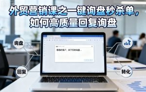 外贸营销课之一键询盘秒杀单，如何高质量回复询盘
