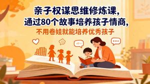 亲子权谋思维修炼课，通过80个故事培养孩子情商,不用卷娃就能培养优秀孩子