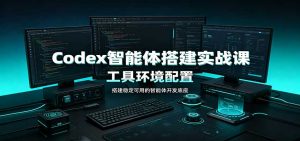 Codex智能体搭建实战课：工具环境配置，自定义技能开发，多业务自动化教学