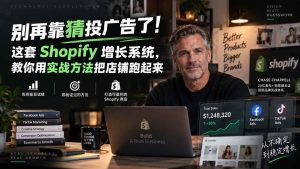 （20367期）别再靠猜投广告了！这套 Shopify 增长系统，教你用实战方法把店铺跑起来【原创双语字幕】