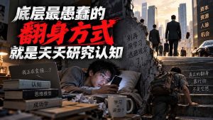 （20383期）付费文章：底层最愚蠢的翻身方式就是天天研究认知